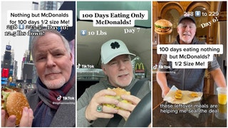 Nashville man Kevin Maginnis eats only McDonald's to lose weight. He's 10 days in. (Credit: TikTok)