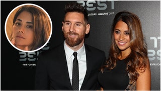 Lionel Messi's wife Antonela Roccuzzo went viral on Twitter during a game against Atlanta United. Who is she? (Credit: Getty Images)