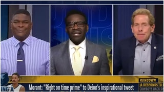 Michael Irvin isn't impressed with his son's rap career. He exposed Tut Tarantino as a fraud who grew up in a gated community. (Credit: Screenshot/YouTube video https://youtu.be/CaifoDQCaqY?si=SakikQ5xc2hFqstc)