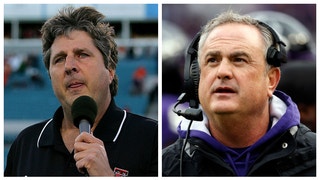 TCU football coach Sonny Dykes remembers Mike Leach. (Credit: Getty Images)