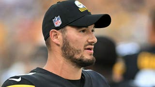 Pittsburgh Steelers QB Mitch Trubisky was benched after a locker room argument. (Photo by Joe Sargent/Getty Images)