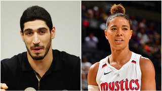 Natasha Cloud thinks Enes Kanter Freedom should mind his own business when it comes to criticizing her. She responded on Twitter. (Credit: Getty Images)