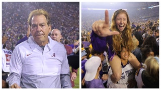 Twitter rips Crimson Tide football coach Nick Saban after Alabama loses to LSU. (Credit: Getty Images)