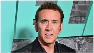 Nicolas Cage did an electric interview on "60 Minutes." (Credit: Getty Images)