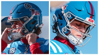 Ole Miss unveils awesome uniform combo for bowl game. (Credit: Ole Miss Football/Twitter)