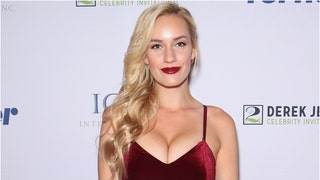 Paige Spiranac would like to take her talents to TV. She shot her shot to land a job at NBC Sports following Paul Azinger leaving. (Credit: Getty Images)