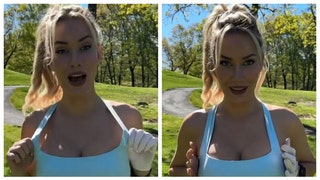 Paige Spiranac Drops Instructional Video For How To Swing A Golf Club With A Big Chest