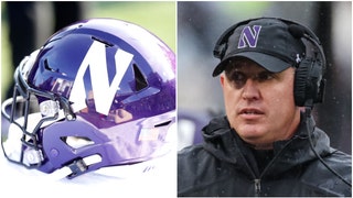 Northwestern reportedly has tapped David Braun as the team's interim coach. Pat Fitzgerald was fired after hazing allegations. (Credit: Getty Images)