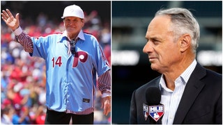 Pete Rose and Rob Manfred