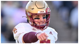 Boston College quarterback Phil Jurkovec reportedly transferring. (Credit: Getty Images)
