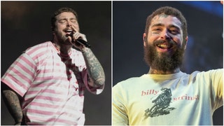 Post Malone has dropped a shocking amount of weight after cutting out soda. He dropped 55 pounds. See what he looks like now. (Credit: Getty Images)