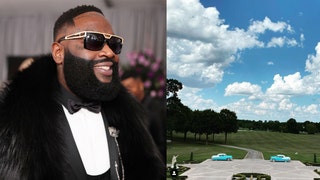 Rick Ross mows his own lawn
