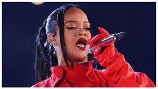 Rihanna sees huge streaming jump thanks to Super Bowl performance Sunday. (Credit: Getty Images)