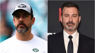 It looks like Aaron Rodgers' feud with Jimmy Kimmel might just be getting started.He teased more comments on "The Pat McAfee Show." (Credit: Getty Images)
