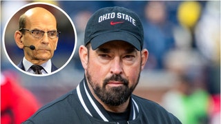 Paul Finebaum thinks Ohio State coach Ryan Day should back his bags and run out of Columbus. Will Day leave the Buckeyes? (Credit: Getty Images)