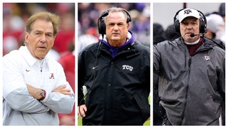 TCU football coach Sonny Dykes rips SEC schedules. (Credit: Getty Images)