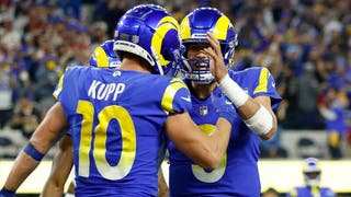 Matthew Stafford, Cooper Kupp (Photo by Christian Petersen/Getty Images)