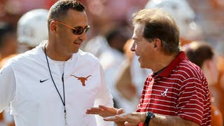 Texas Longhorns coach Steve Sarkisian wants his players to stay away from the rat poison. (Photo by Tim Warner/Getty Images)