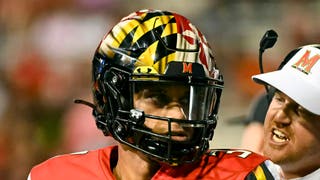 Will Maryland quarterback Taulia Tagovailoa play against Michigan State? (Photo by Mark Goldman/Icon Sportswire via Getty Images)