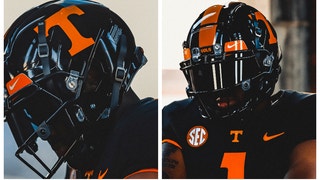 The Tennessee Volunteers will wear black uniforms against the Kentucky Wildcats. (Credit: Tennessee football/Twitter)