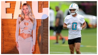 TikTok Star Alix Earle & Dolphins Receiver Braxton Berrios Spotted Together At Heat Game