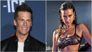 Tom Brady is apparently getting to know model Irina Shayk very well. She reportedly spent the night at his place in Los Angeles. (Credit: Getty Images)
