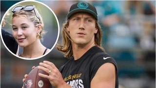 Trevor Lawrence's wife Marissa calls out online troll. (Credit: Getty Images)