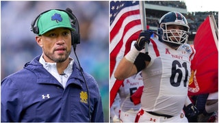 College football is officially back with week zero. Navy plays Notre Dame to open the 2023 season. What time does the game start? (Credit: Getty Images)
