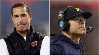 Michigan and Wisconsin are expected to meet in the Big Ten title game in Indianapolis. Both are favorites in their divisions. (Credit: Getty Images)