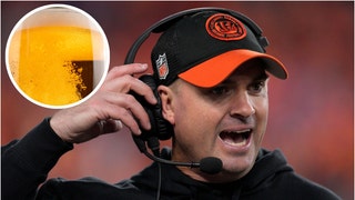 Cincinnati Bengals coach Zac Taylor wants fans to have an extra drink before the game against the Vikings. (Credit: Getty Images)