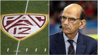 Paul Finebaum predicted the PAC-12 is "in big trouble" no matter what happens with the conference's new media deal. (Credit: Getty Images)
