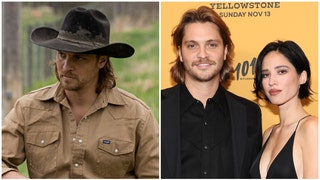 "Yellowstone" star Luke Grimes to play music festival amid chaos with the show. (Credit: Paramount Network and Getty Images)