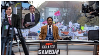 Desmond Howard calls out ESPN colleague Pete Thamel on College GameDay.