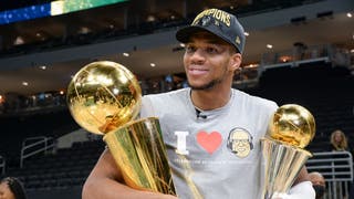 Giannis Agrees With Noah Lyles' NBA World Champs Take