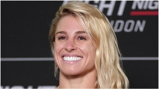 Hannah Goldy went viral on Instagram over 4th of July weekend with a revealing photo. She's a popular UFC fighter. (Credit: Getty Images)
