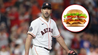 Justin Verlander and a burger