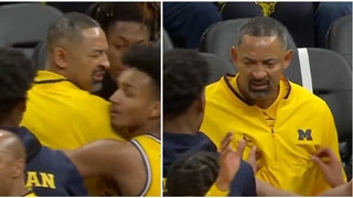 Juwan Howard Loses His Cool, Again, Held Back By Own Players: Video