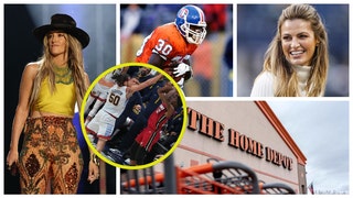 Applauding Lainey Wilson's Rump, Erin Andrews Gets Tattooed, Home Depot Girl, Worst NBA Foul Ever, Broncos Uniforms, Bra Shopping With Dierks Bentley, Drinking For Health And More