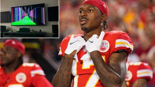 Mecole Hardman Lies About Breaking TV While Watching Chiefs-Chargers
