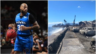Royce White Maui Wildfires aftermath