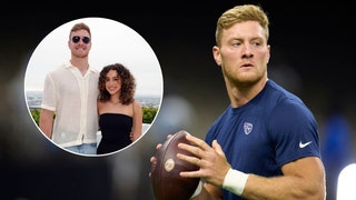 Will Levis of the Tennessee Titans and Gia Duddy