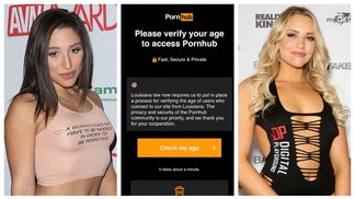 Louisiana porn law is now in effect. The law requires age verification. (Credit: Getty Images and Twitter Video Screenshot/https://twitter.com/fodderyfodder/status/1610014207533060099)