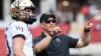 Wake Forest QB Sam Hartman, Head Coach Dave Clawson