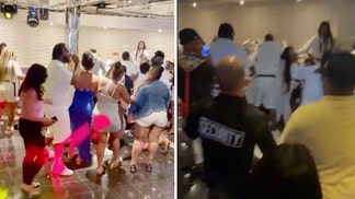 Carnival Cruise ship nightclub fight video