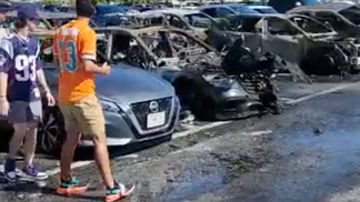 Hard Rock Stadium tailgate fire