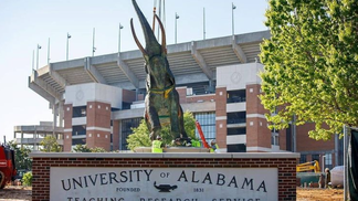 Alabama elephant statue