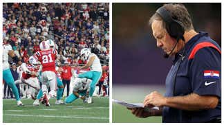 bill belichick miami dolphins field goal block