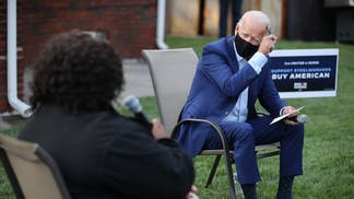 Joe Biden Campaigns In Warren, Michigan