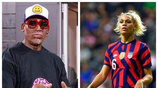 Dennis and Trinity Rodman