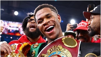 Boxer Devin Haney was arrested Thursday morning in Hollywood on a felony possession of a concealed weapon charge. (Credit: Getty Images)